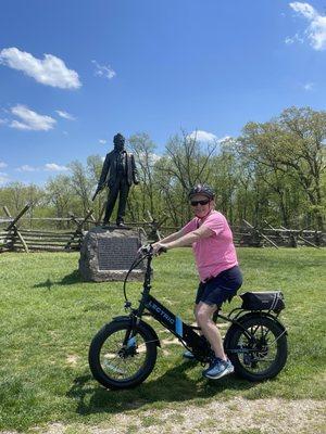 GettyPeds Gettysburg Battlefield Electric Bike Self Guided Tour