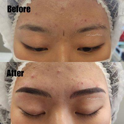 Eyerbrows Microblading + Ombre combo