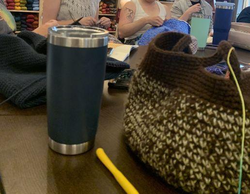 Knitting meetup.