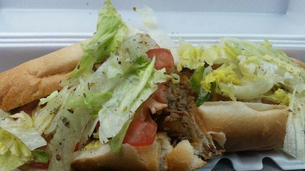 Cheesesteak hoagie