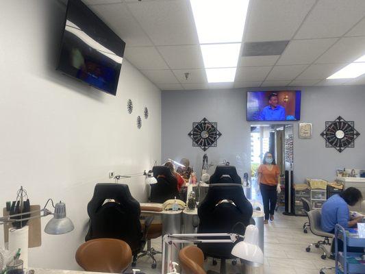 American Nails newly remodeled salon.