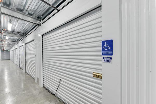 Inside Self Storage Units - wide hallways