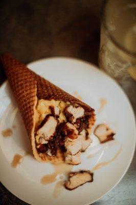 Chicken and Waffle... Cone!