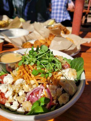 Roasted cauliflower salad