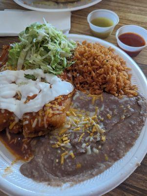 Tamales plate