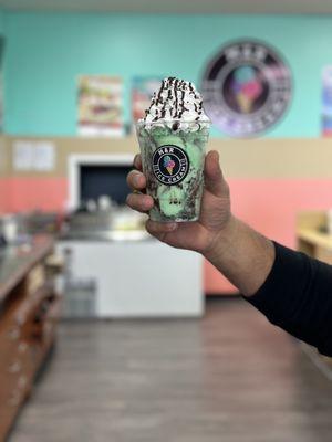 Mint Moosetracks Sundae