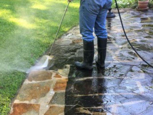 Rock park on pressure cleaning !