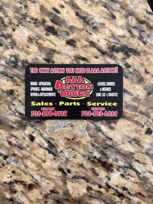 AAA-Action Garage Door Service