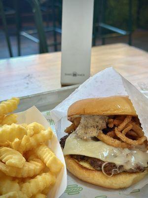 Black Truffle Burger & Fries