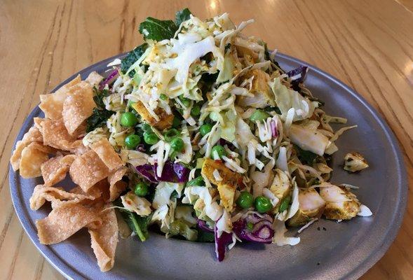 Chicken Cabbage Salad  {no almonds}