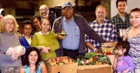 the Food Bank staff at Saint A