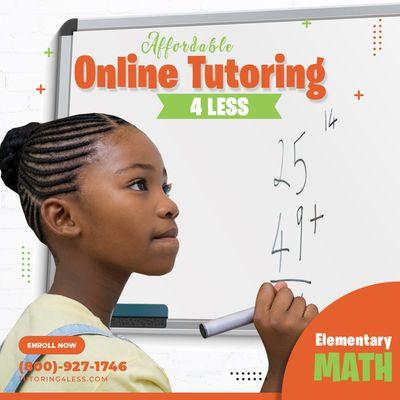 Our math students love online tutoring