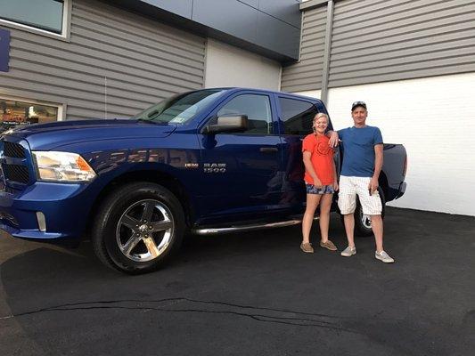 My truck with its proud new owner(s)!