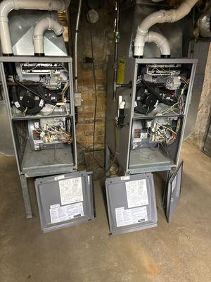 Two Aire-Flo furnaces in Beloit, WI.