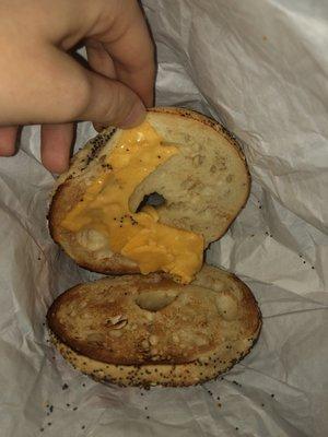 Bagel with cheese?