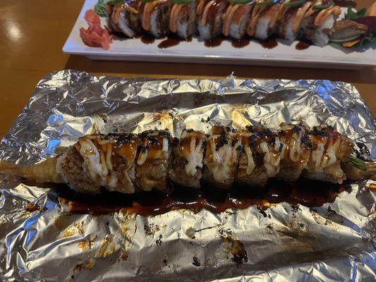 Playboy Roll. It's in tin foil for cooked perfection!