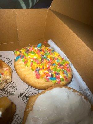 Fruity Pebbles Donut