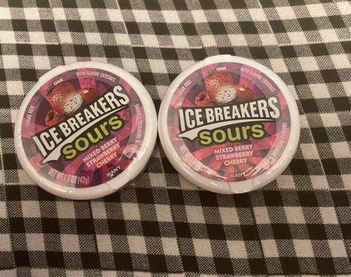 Decided to fetch me a couple of these Ice Breakers lol just so I can use the restroom at 'Mobile,' Gas Station, Burbank, CA.