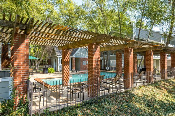 The Willows Apartments - Shreveport, LA; Community Pool Area