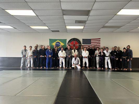 Typical size of our Monday 11am - 12:30pm gi class.