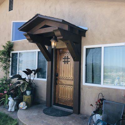 Front door refinished