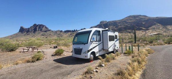 Thor Axis in Arizona at Picacho Peak SP