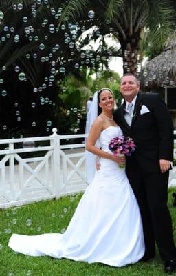 Bubbles for the Bride and Groom