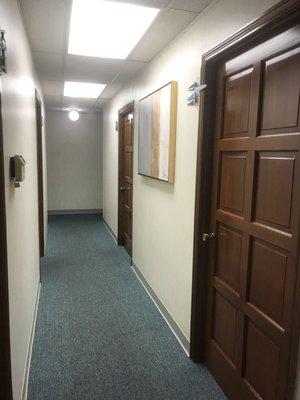 Hallway of new location