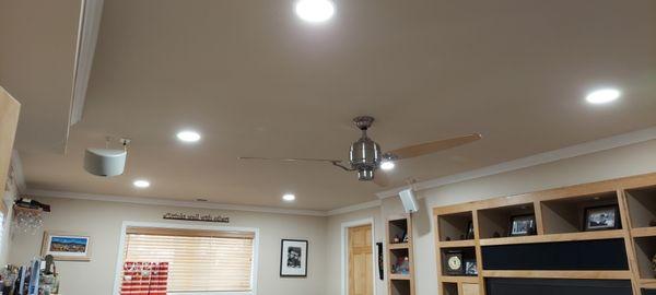 LED recessed lighting new installation / retrofit