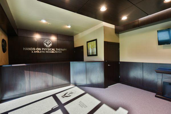 Hands-On Physical Therapy & Athletic Rehabilitation Center- Farmington Hills Location. Reception Area