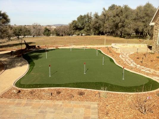 1,200 sq ft putting green - Placerville