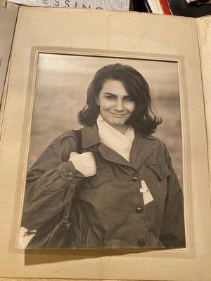 My birth Mother. Headed to Japan 1968 in the AirForce, would be in San Francisco 1969 to have me.