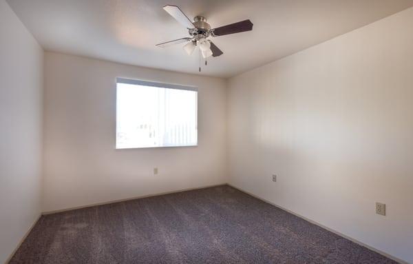 Updated Master bedroom with picture window view