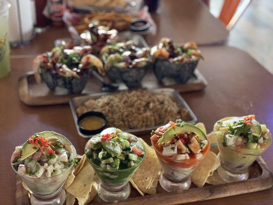 Ceviche Platter