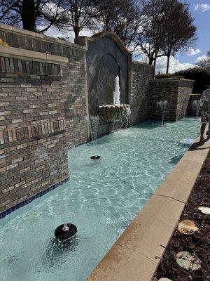 Pool and fountain repair.