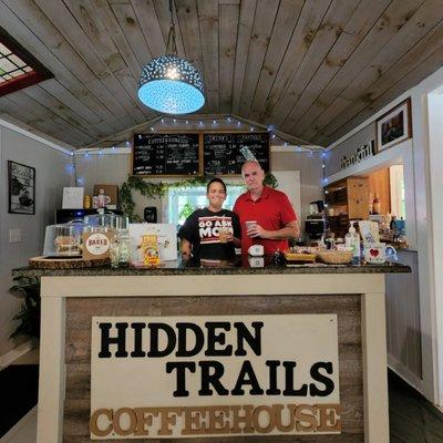 Hidden Trails Coffeehouse in Horse Shoe, North Carolina.