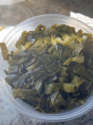 Blah collard greens.