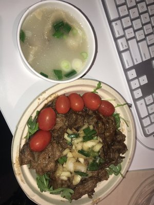 Gom Tang and Bulgogi Salad Bowl