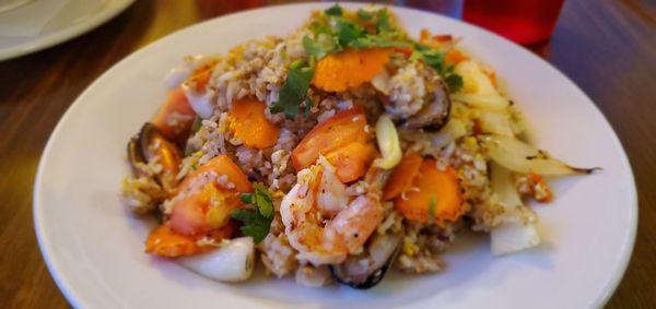 Seafood fried rice