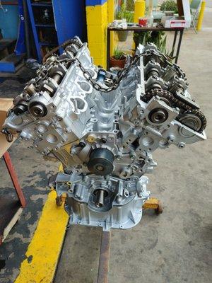 New rebuilt engine (transferring over all the parts from the old engine)