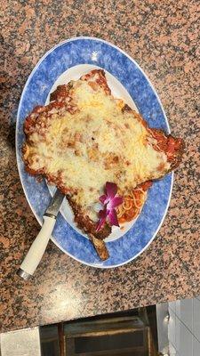 Veal chop parmigiana