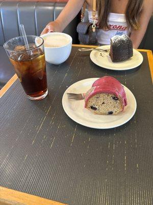 Blueberry lavender bundt