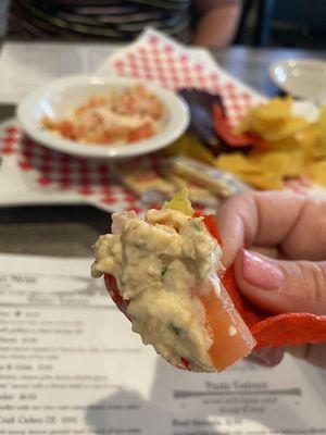 Seafood artichoke dip