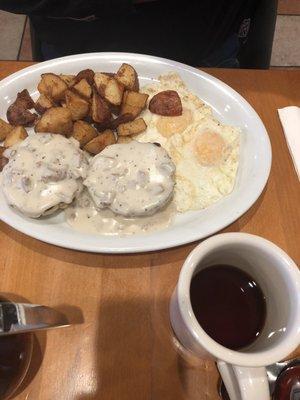 Biscuits n gravy platter