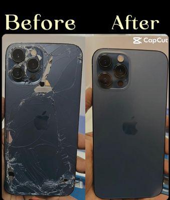 After Back glass replaced.