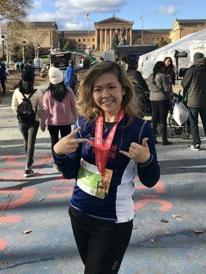 Ran the Philly Marathon using the MaxxaFit Method!