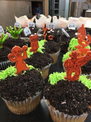 Halloween cupcakes