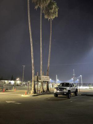 Exterior and parking lot sign