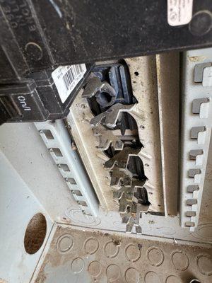 Previous panel that was unsafe- other electrical companies I called suggested unsafe repairs to "remedy"