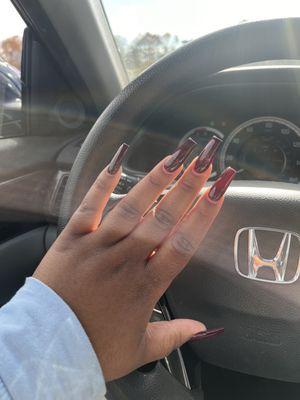 nails done by tina